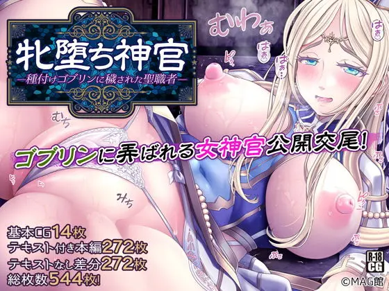 Mesu Ochi Shinkan ~Tanetsuke Goblin Ni Kegasareta Seishokusha~ | 암컷 타락 신관 -교배 고블린에게 더럽혀진 성직자-